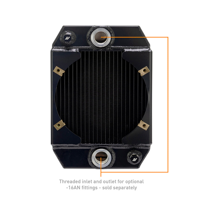 Mishimoto Universal Drag Race Performance Aluminum Radiator - Black-thumbmail-4