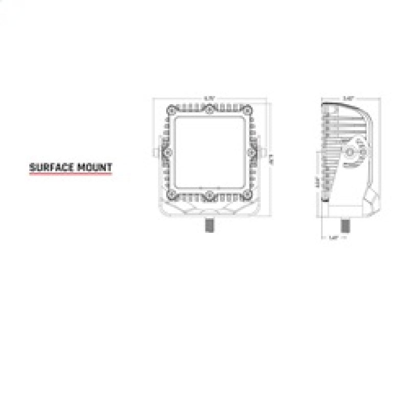 Rigid Industries Q-Series Spot w/ Amber PRO Lens-thumbmail-2