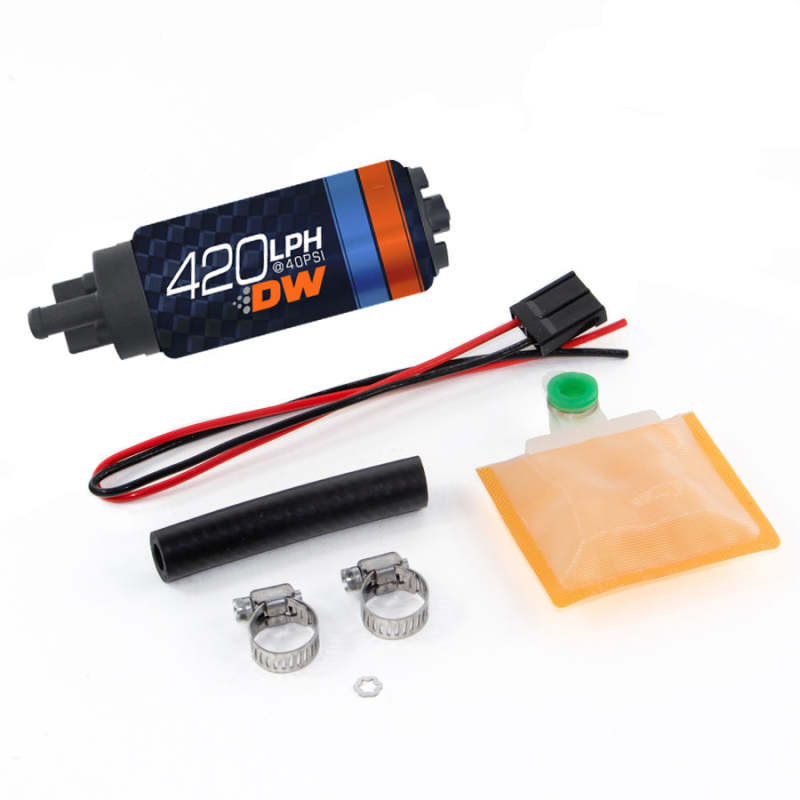 Deatschwerks DW420 Series 420lph In-Tank Fuel Pump w/ Universal Install Kit-thumbmail-1