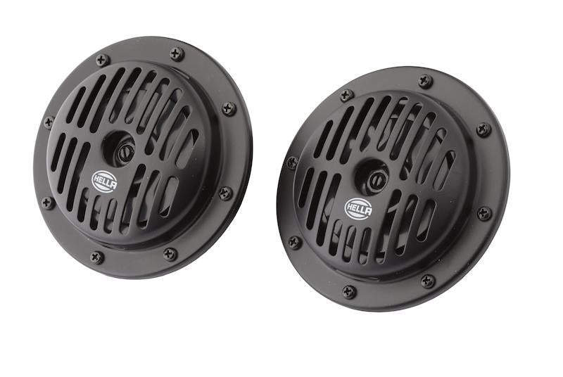 Hella Supertone Horn Kit 12V 310/380HZ HTone Black-thumbmail-4
