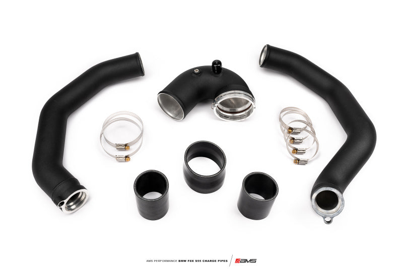 AMS Performance 15-18 BMW M3 / 15-20 BMW M4 w/ S55 3.0L Turbo Engine Charge Pipes-thumbmail-4