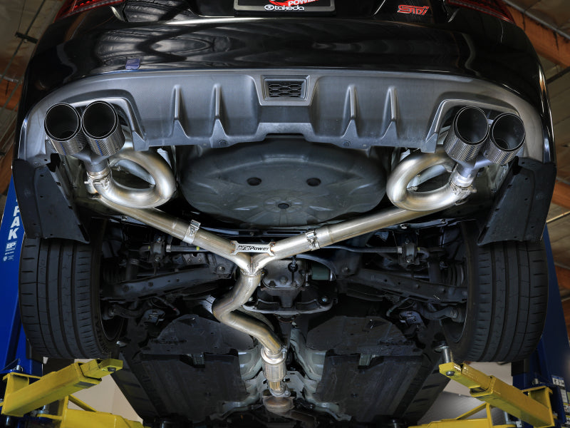 aFe Subaru WRX/STi 15-21 H4-2.0/2.5L Takeda 3in to 2-1/2in Stainless Cat-Back Exhst Crbn Fiber Tip-thumbmail-3
