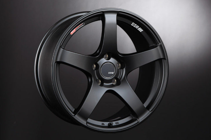 SSR GTV01 18x8.0 5x114.3 35mm Offset Flat Black Wheel RSX / Civic FD FA / SC300 SC400-thumbmail-2