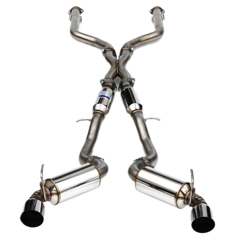 Invidia 2022+ Nissan Z 70mm N1 Cat Back Exhaust - SS Tips-thumbmail-1