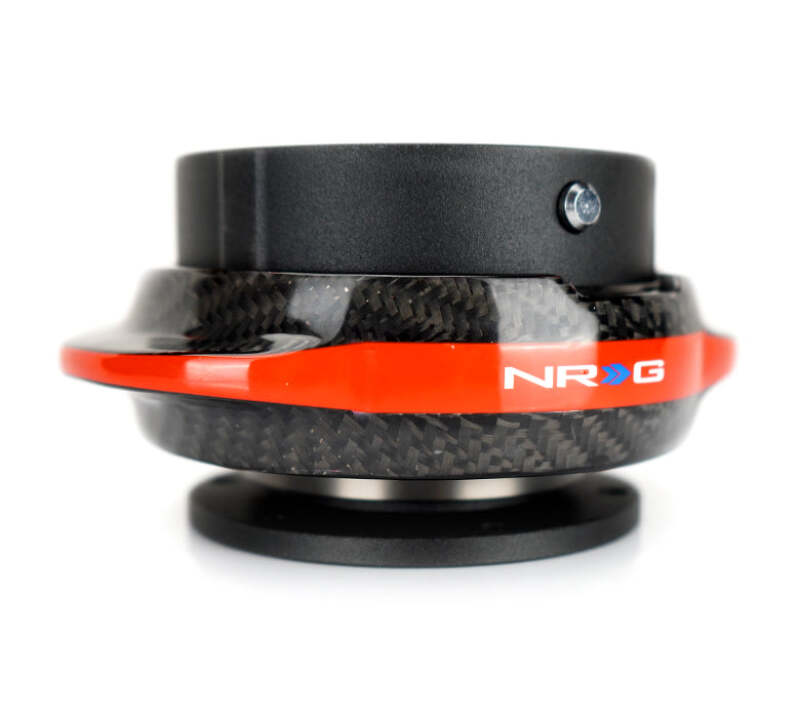 NRG Quick Release Gen 2.2 - Black Body / Carbon Fiber Red Ring-thumbmail-2