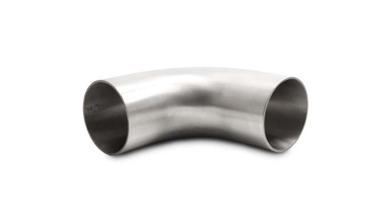 Vibrant 2.5in OD 4.13in Tangent Length T304 SS 90 Deg Mandrel Bend w/Extended Leg Length-thumbmail-1