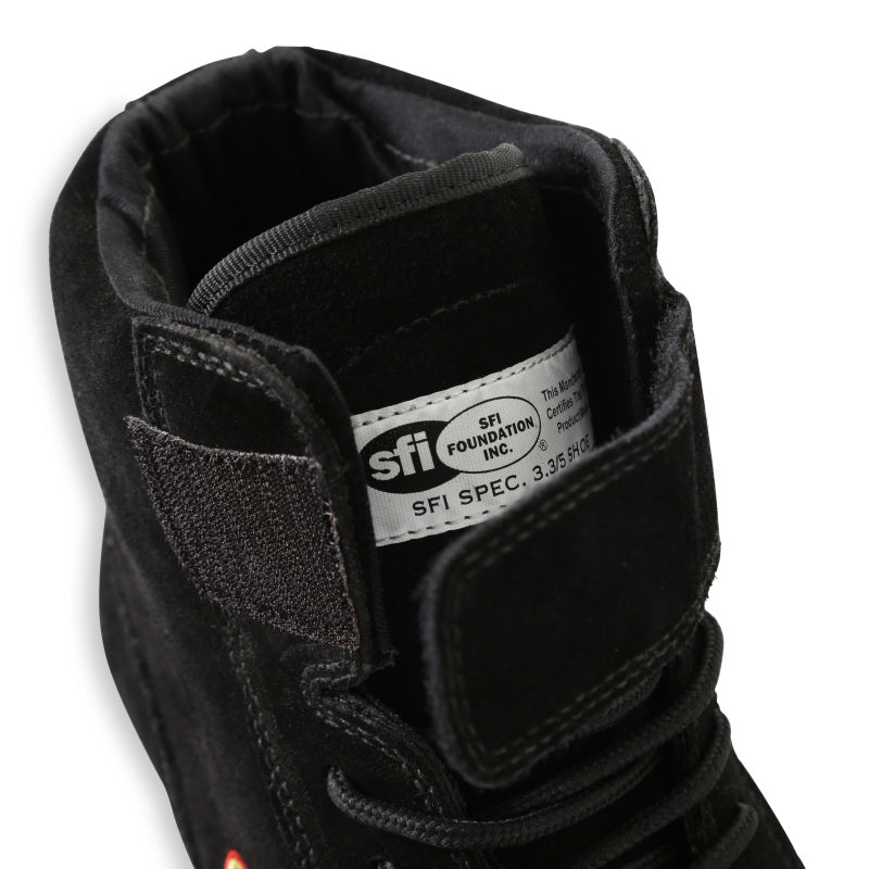 RaceQuip Black SFI Race Shoe 10.0-thumbmail-2