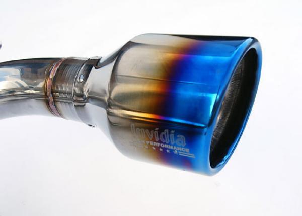 Invidia Subaru BRZ / Scion FRS Q300 w/ Rolled Titanium Tips Cat- Back Exhaust (Blue Edge)-thumbmail-2