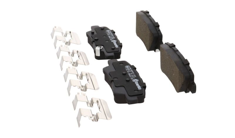 Brembo OE 21-23 Hyundai Kona/19-24 Kona Electric/19-21 Veloster Low-Met Brake Pad - Rear-thumbmail-9