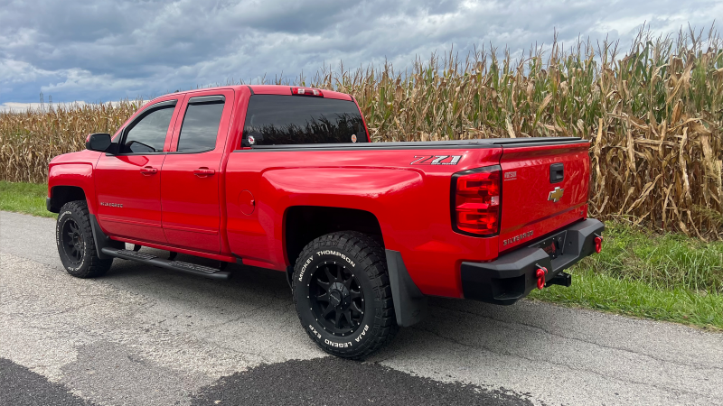 Fishbone Offroad 07-18 Chevrolet Silverado 1500/2500/3500 Double Cab Oval Side Steps -Black Textured-thumbmail-4