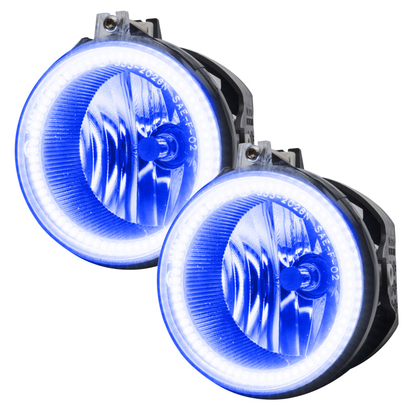 Oracle 13-14 Ford Mustang Shelby/Roush/GT500 LED Fog Light Halo Kit - Blue-thumbmail-3