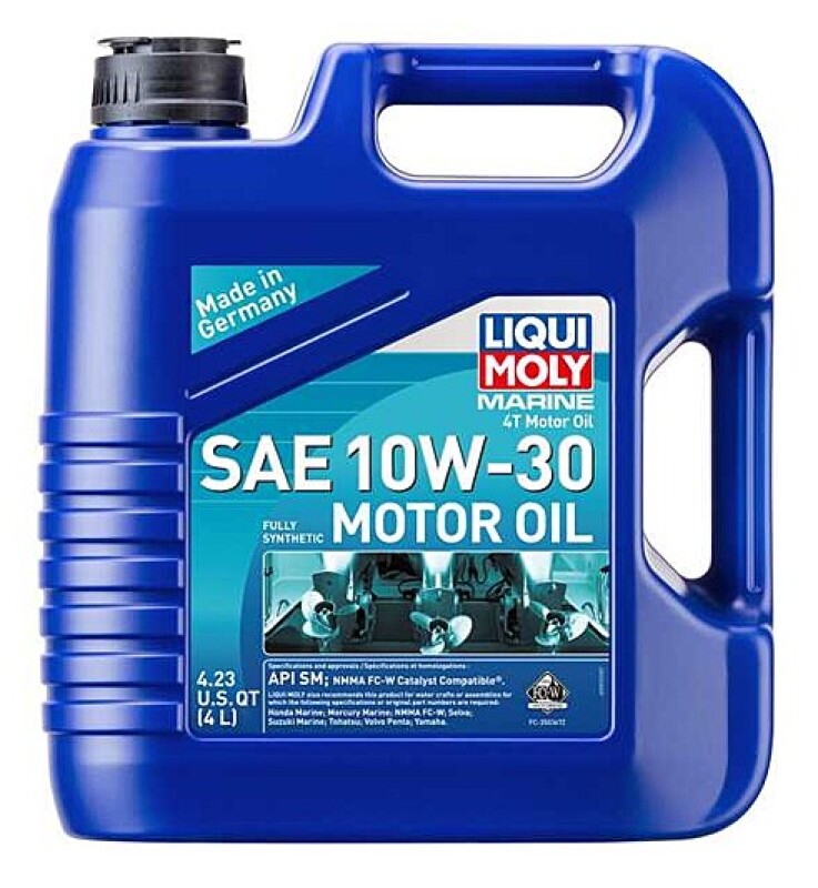 LIQUI MOLY 4L Marine 4T Motor Oil SAE 10W30-thumbmail-1