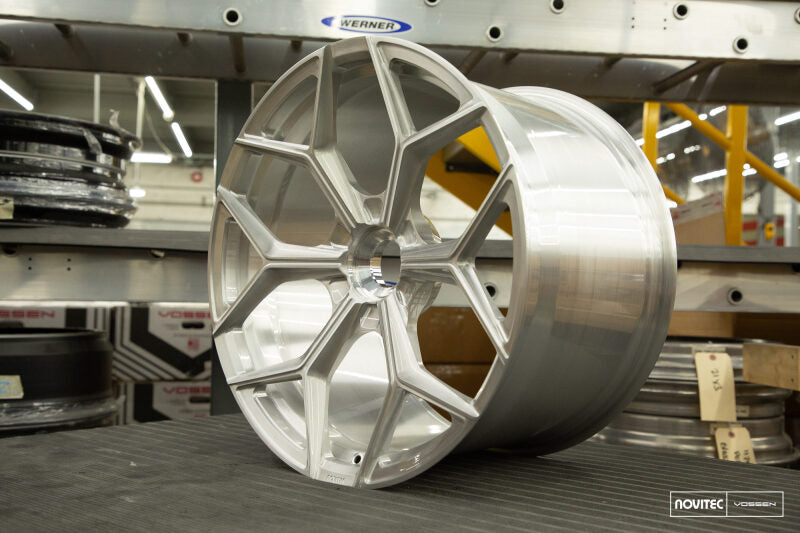 Vossen x Novitec NL4-Cl 20x9 ET:24 Brushed - Gloss Clear Lamborghini Aventador Front Wheel-thumbmail-1