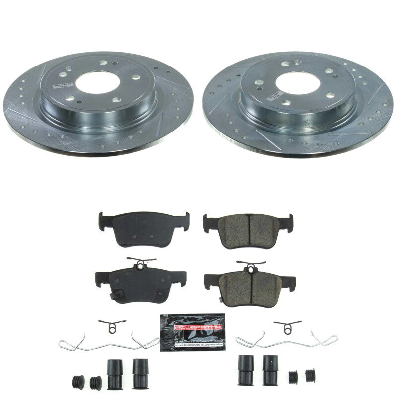 Power Stop 23-25 Acura Integra Rear Z23 Evolution Brake Kit-thumbmail-1