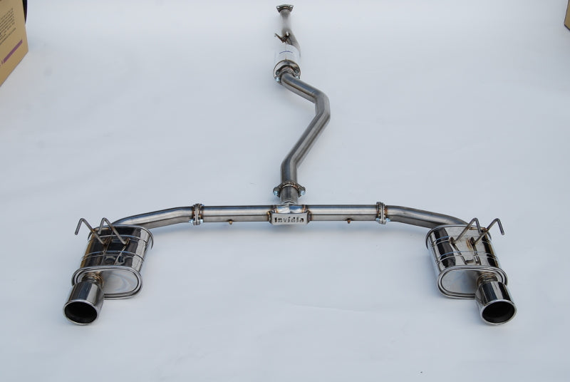 Invidia 2022+ Honda Civic Si (1.5T) 70mm Q300 Cat Back Exhaust - Rolled SS Tips-thumbmail-2