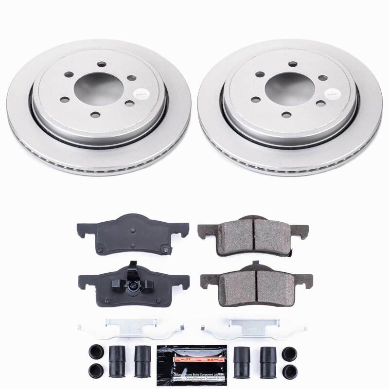 Power Stop 02-06 Ford Expedition Rear Z23 Coated Brake Kit-thumbmail-1