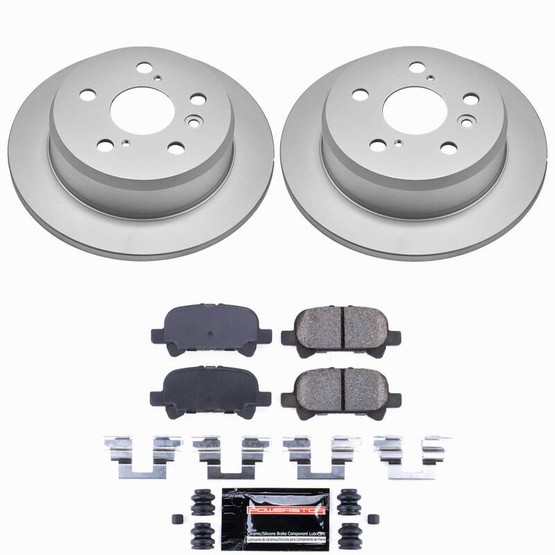 Power Stop 05-07 Toyota Avalon Rear Z23 Coated Brake Kit-thumbmail-1