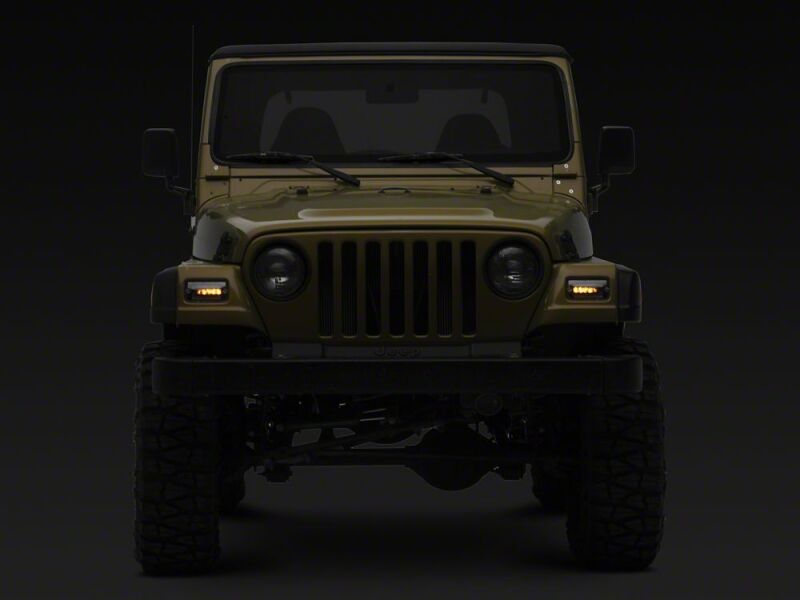 Raxiom 97-06 Jeep Wrangler TJ Axial Series LED Sequential Cornering Lights- Clear-thumbmail-5