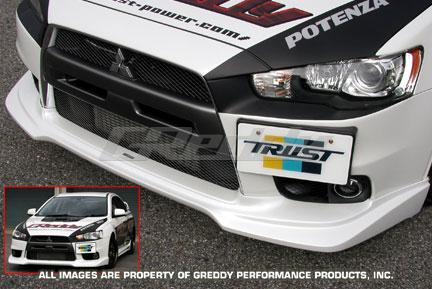 GReddy 08+ Mitsubishi Evolution X Urethane Front Lip Spoiler-thumbmail-2