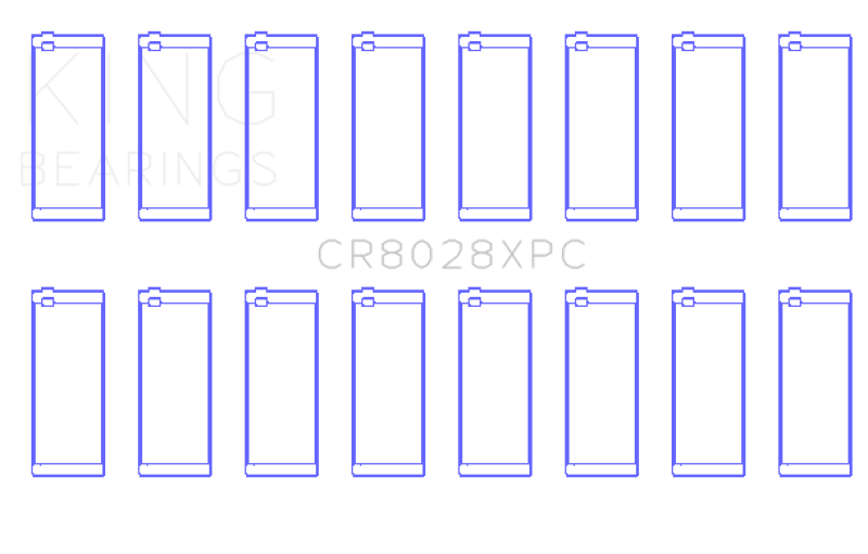 King Engine Bearings Chevrolet Custom Performance Connecting Rod Bearing Set-thumbmail-2