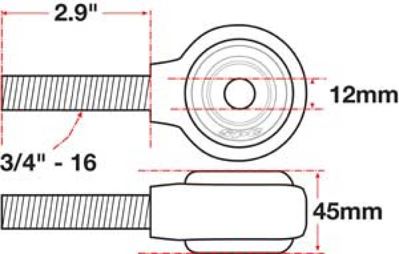 SPC Performance XAXIS Rod End Ball Joint-thumbmail-2