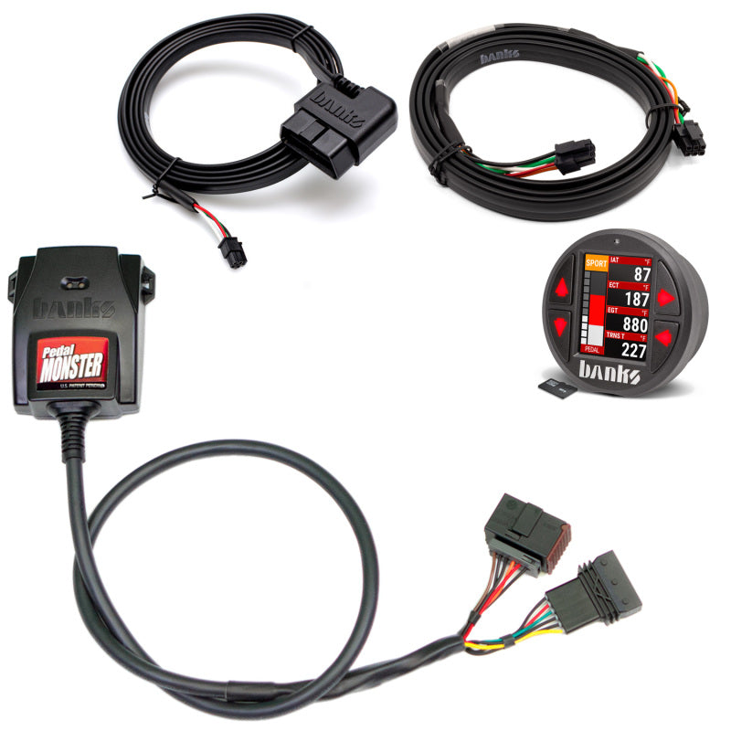 Banks Power Pedal Monster Kit TE Connectivity MT2 6 Way With iDash Data Pro-thumbmail-3