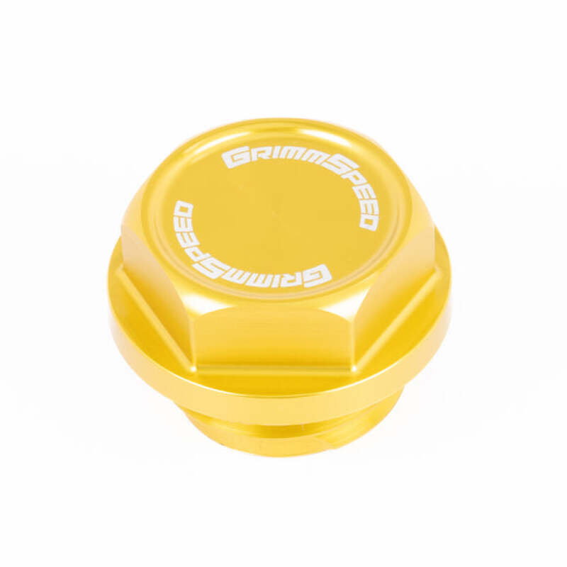 GrimmSpeed 89-22 Subaru All Models Bolt Oil Caps - Gold-thumbmail-1