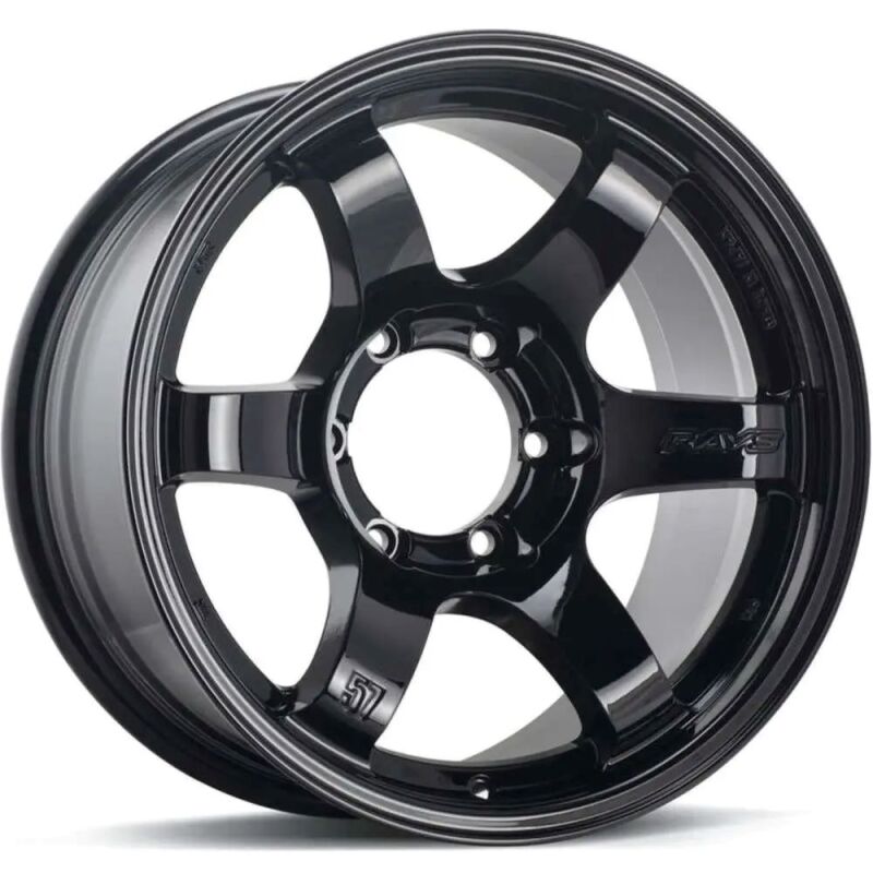 Gram Lights 57DR-X 17X8.5 -10 6-139.7 Glossy Black-thumbmail-1