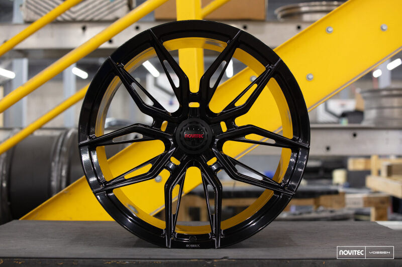 Vossen x Novitec NF11 22x11.5 ET:29 Gloss Black Ferrari 296 Rear Wheel-thumbmail-2