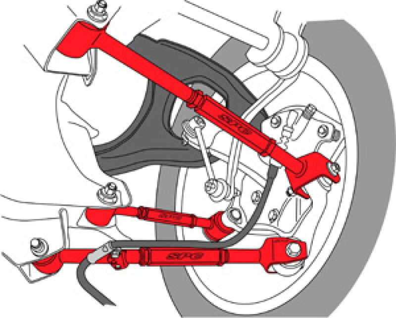 SPC Performance 08-13 Honda Accord/09-13 Acura TSX/TL Rear Adjustable Control Arm (Set of 3)-thumbmail-2