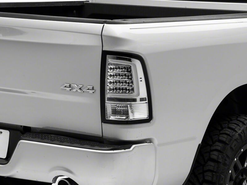 Raxiom 09-18 Dodge RAM 1500 Axial Series LED Tail Lights- Chrome Housing- Clear Lens-thumbmail-5