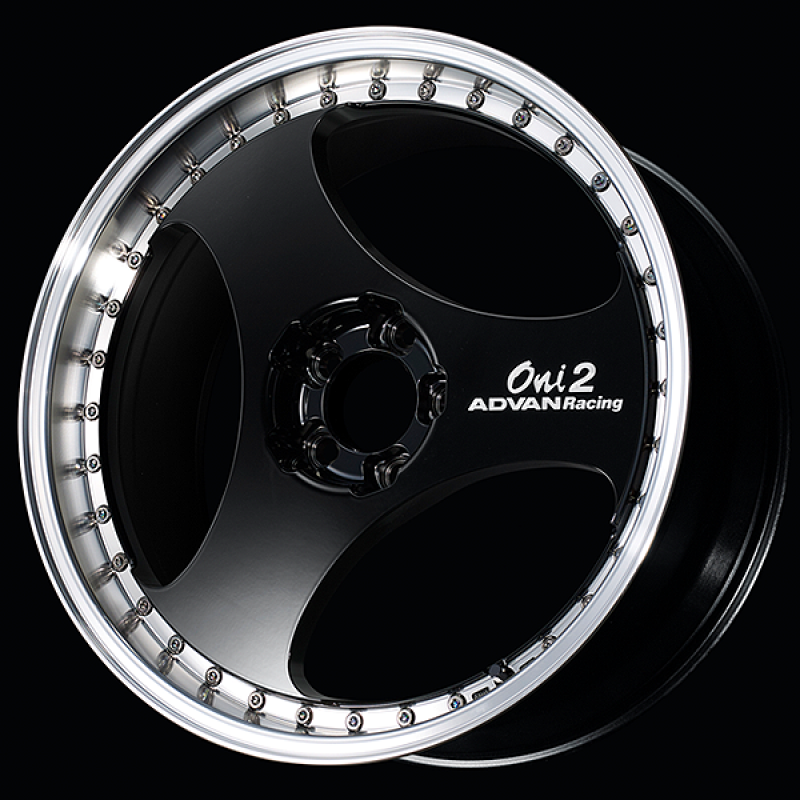 Advan ONI2 Progressive 20x8.5 / +33 Offset / 5-114.3 / 73mm Bore / Machining & Racing Gloss Black-thumbmail-1