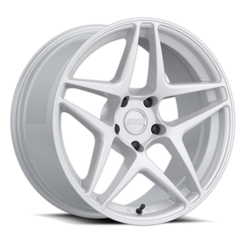 Kansei K15W Astro 18x8.5in / 5x120 BP / 35mm Offset / 72.6mm  Bore - Gloss White-thumbmail-1