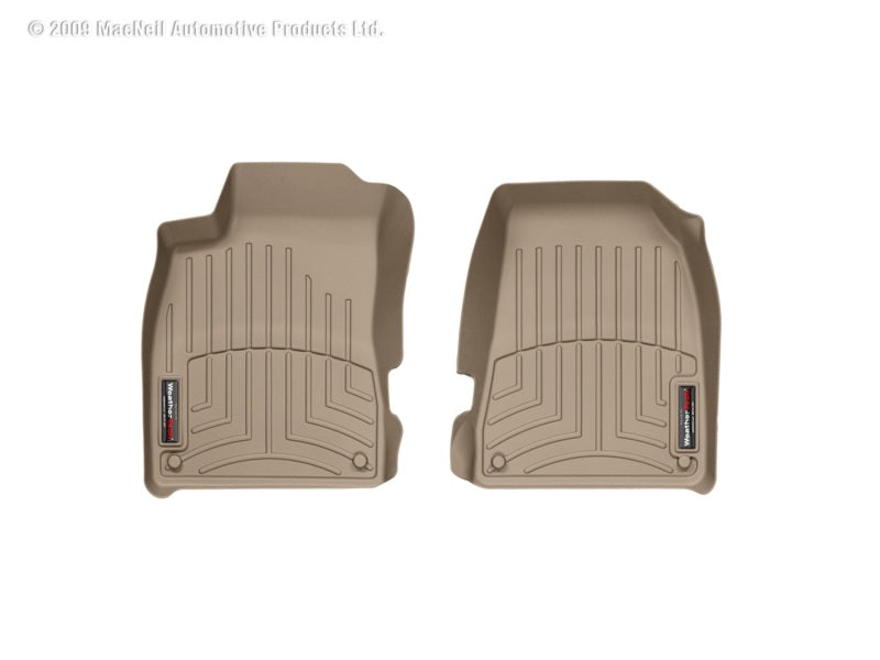 WeatherTech 02-08 Audi A4/S4/RS4 Front FloorLiner - Tan-thumbmail-1