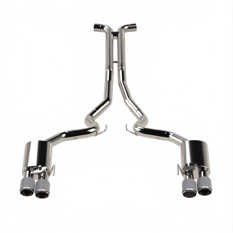 Kooks 18-24 Ford Mustang GT 5.0 3in. Valved Touring Cat-Back Exhaust - Carbon Tips-thumbmail-1