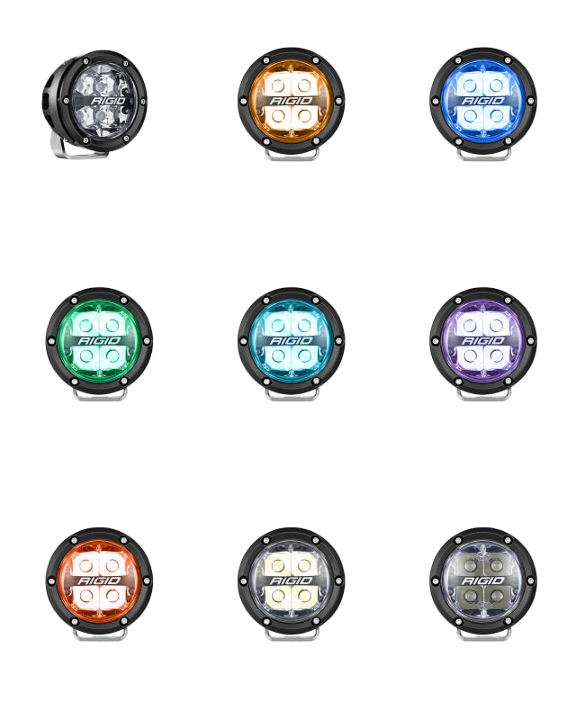 Rigid Industries 360-Series 4in LED Off-Road Spot Beam - Red Backlight (Pair)-thumbmail-4