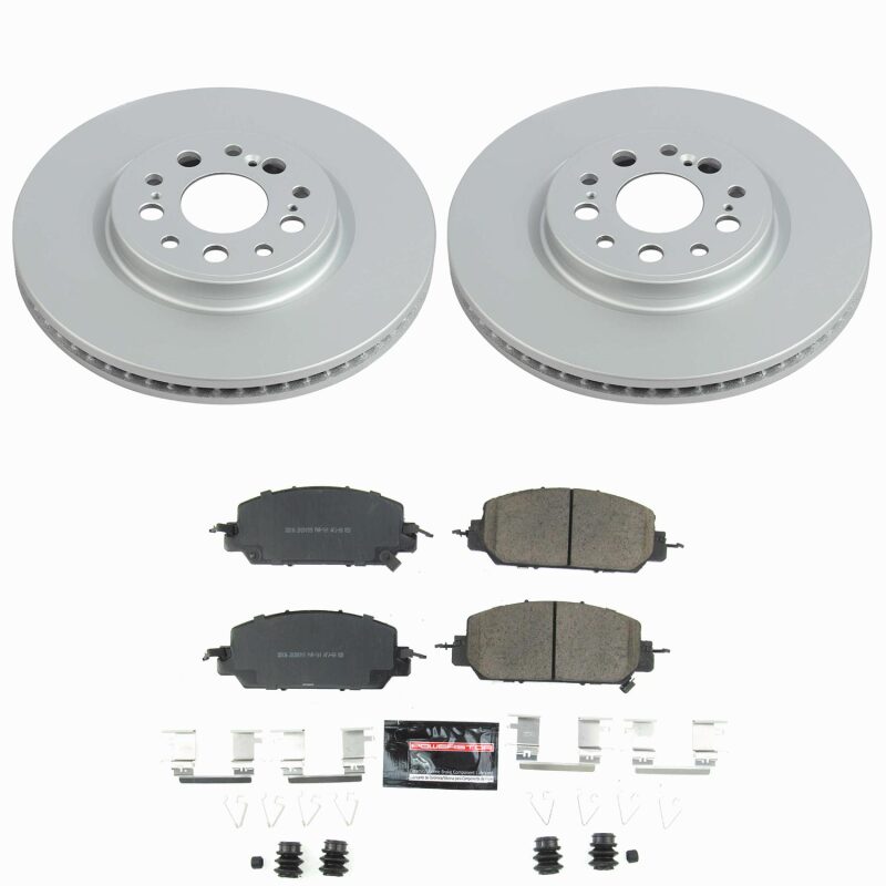 Power Stop 17-21 Honda Clarity Front Z23 Coated Brake Kit-thumbmail-1