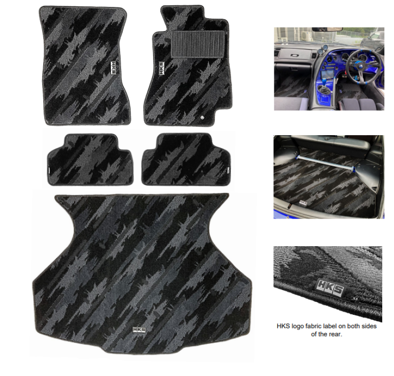 HKS FLOOR MATS JZA80 FULL SET OCT RHD-thumbmail-1