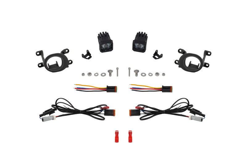 Diode Dynamics 23-24 Toyota GR Corolla SSC1 LED Fog Light Kit - White SAE Fog-thumbmail-1