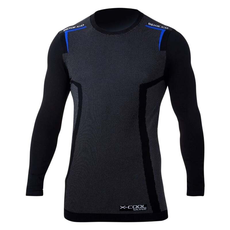 Sparco Undershirt K-Carbon Black/Blue-thumbmail-1