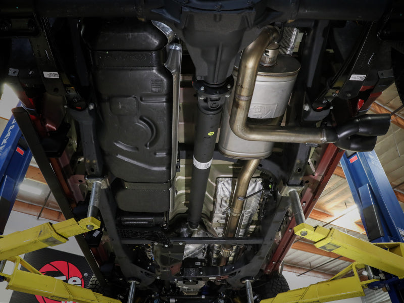 AFE 23-24 L4 GM Colorado/Canyon Rebel Series 3 IN 304 Stainless Steel Cat-Back System w/Black Tip-thumbmail-2