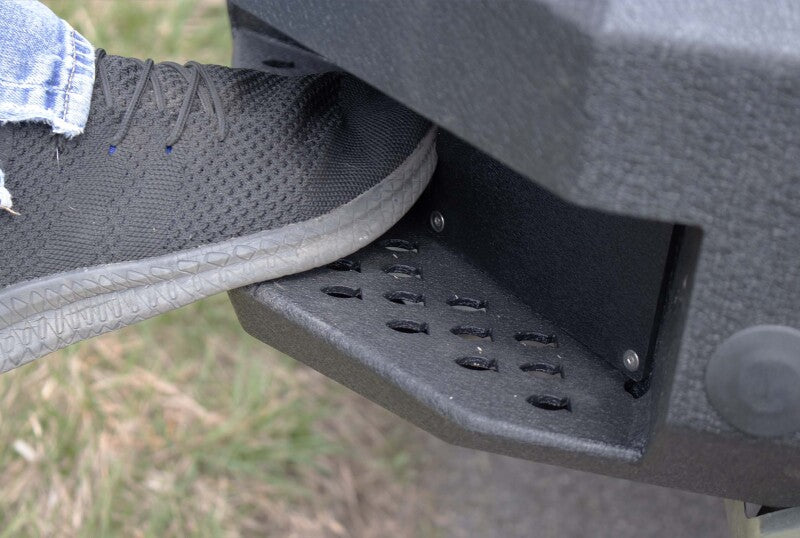 Fishbone Offroad 19-22 Chevy Silverado 1500 Rockfish Rear Bumper - Black Texture-thumbmail-2