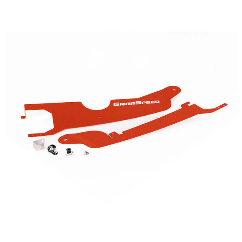 GrimmSpeed 2022+ Subaru WRX Radiator Shroud  - Red-thumbmail-1