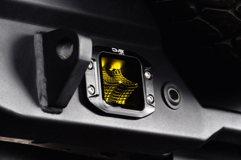 DV8 3-Inch Elite Series LED Amber Flush Mount Pod Light-thumbmail-3