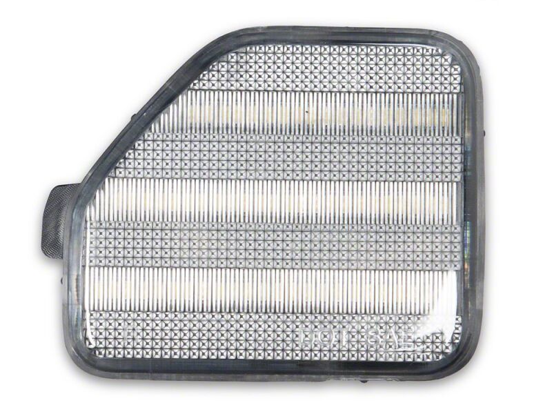 Raxiom 18-26 Jeep Wrangler JL Clear LED Rear Bumper Reflector Lights- White LED-thumbmail-3