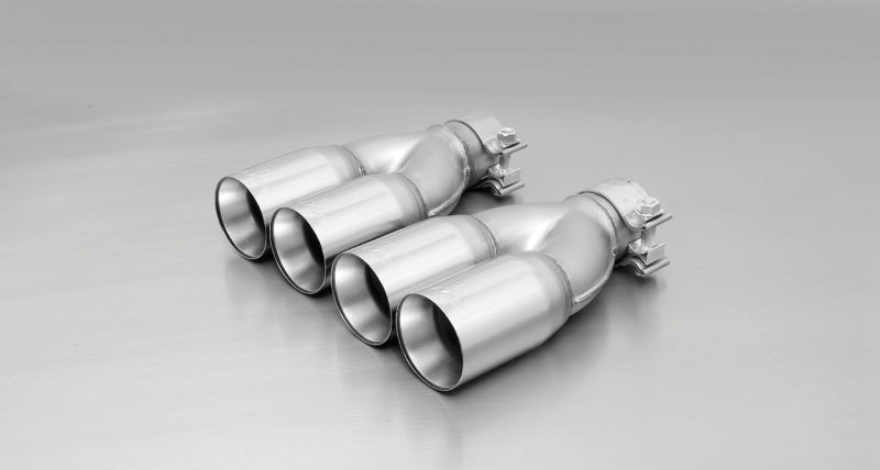 Remus 2006 Peugeot 207 3 & 5 Door 1.4L Hdi/1.6L Hdi 76mm Straight Cut Chromed Tail Pipe Set (Pair)-thumbmail-1