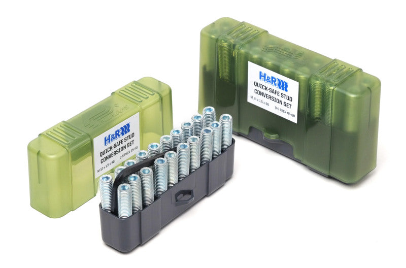 H&R Quick-Safe Bolt-Stud Conversions M12 x 1.25 x 60 (Set of 20)-thumbmail-1