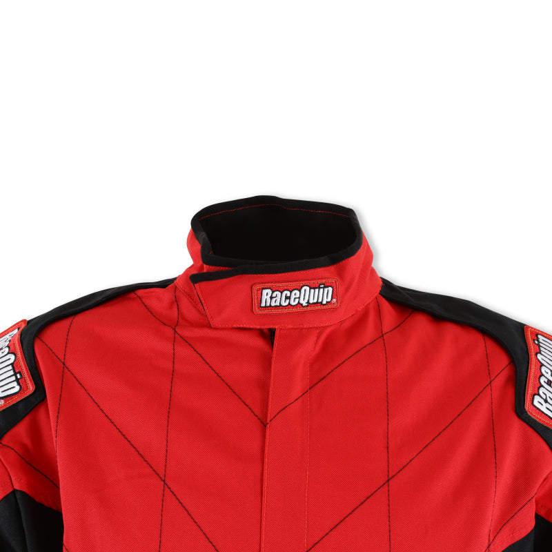 RaceQuip Red Chevron-1 Suit - SFI-1 Small-thumbmail-3