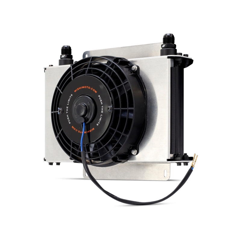 Mishimoto Universal Oil Cooler Kit 25-Row Cooler and 1x 8in Fan-thumbmail-3