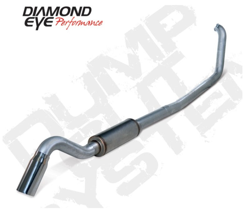 Diamond Eye KIT 4in TB SGL SS: TURN DOWN 00-03 FORD 7.3L F250/F350-thumbmail-1